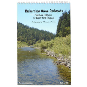 Calendrier mural 2027 - Richardson Grove Californi