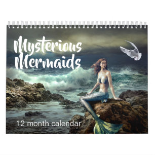 Calendrier Mural 2027 Sirènes Mystérieuses Fantastique