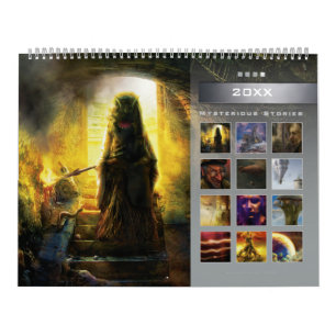 Calendrier Mural 20XX Mysterious Stories (4) - Huge Wall Calendar