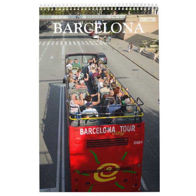 Calendrier Mural 24 mois Barcelone, Espagne (Protection)