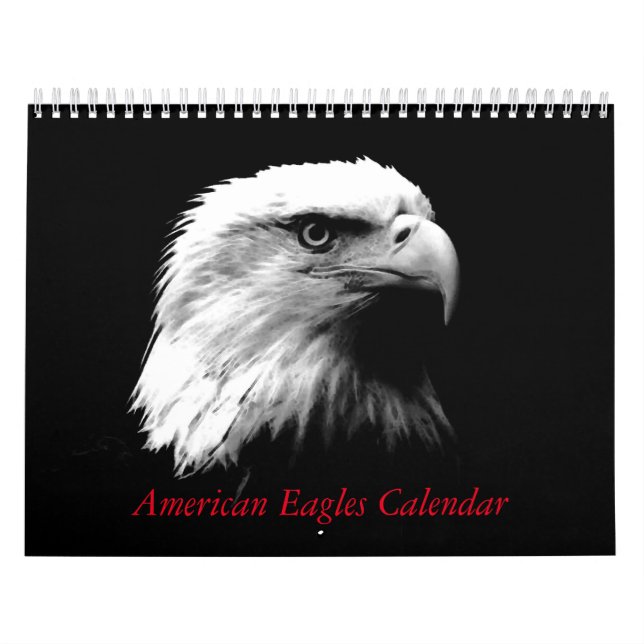 Calendrier Mural Aigles américains (Protection)