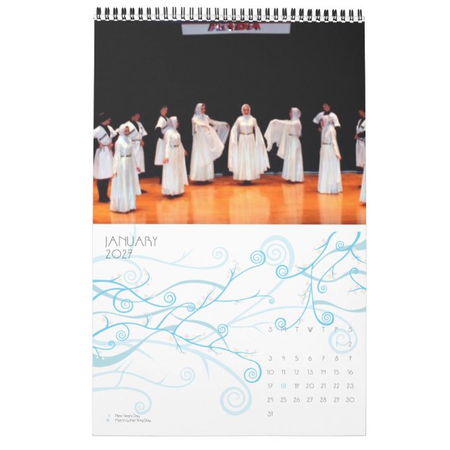 CALENDRIER MURAL AKBA (Jan 2027)