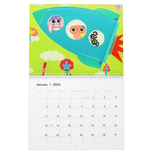 Calendrier Mural Amis affectueux, la vie affectueuse 2009 (Jan 2026)