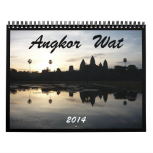 Calendrier Mural Angkor Vat 2014