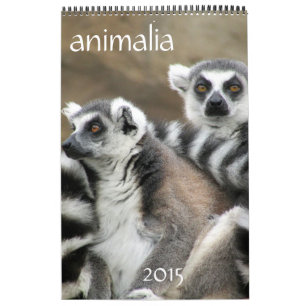 Calendrier Mural animaux 2015