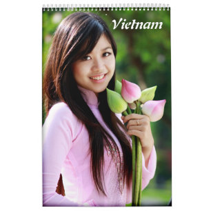 Calendrier Mural Ao Dai Vietnam