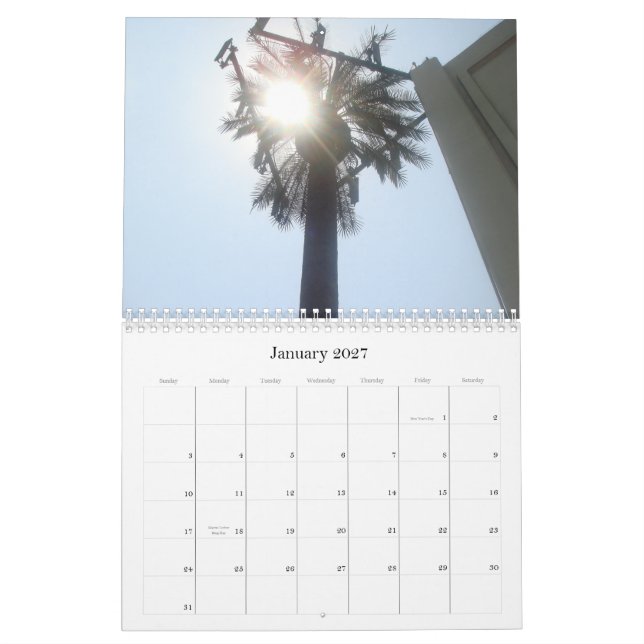 Calendrier Mural Arbres de téléphone portable (Jan 2027)