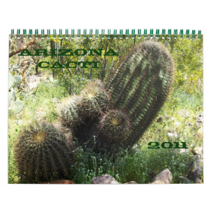 Calendrier Mural Arizona Cactus