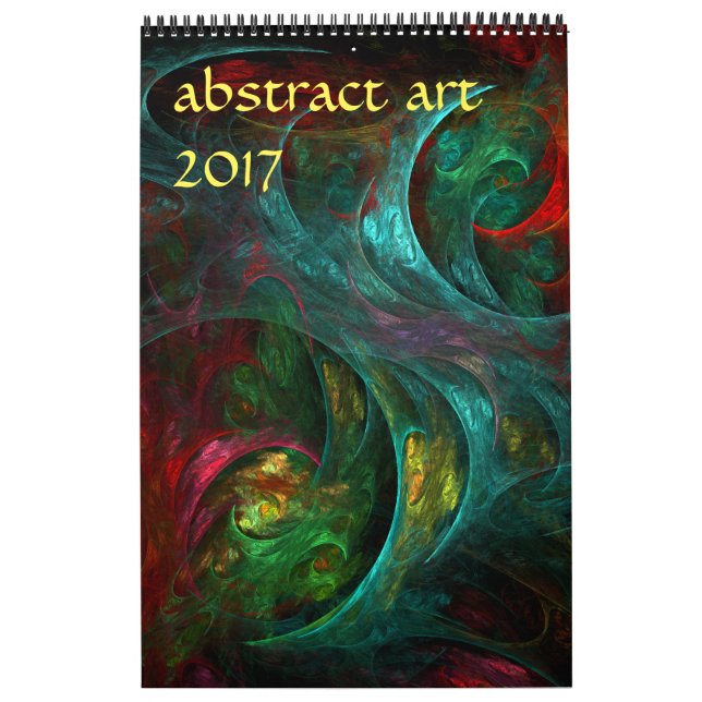 Calendrier Mural Art Abstrait moderne 2017 (Protection)