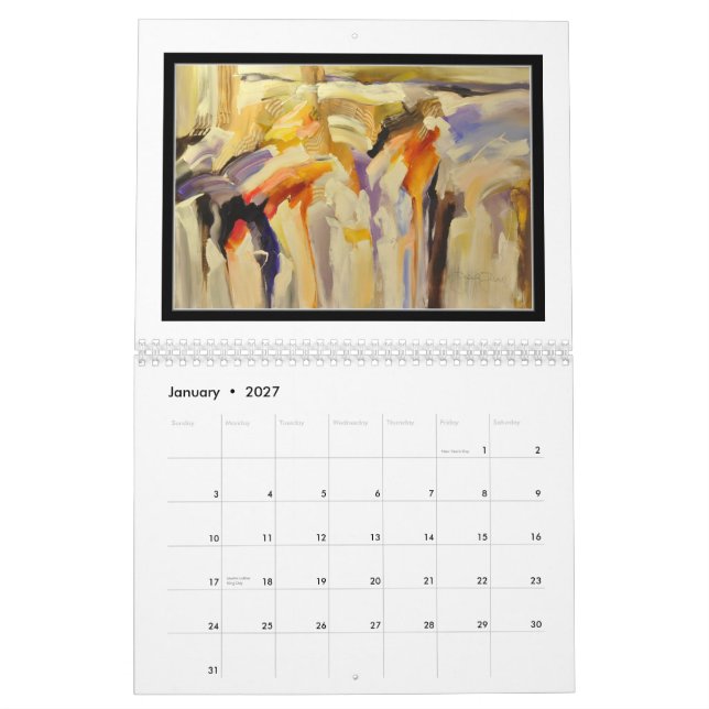 Calendrier Mural Art de Jacek Jung (Jan 2027)