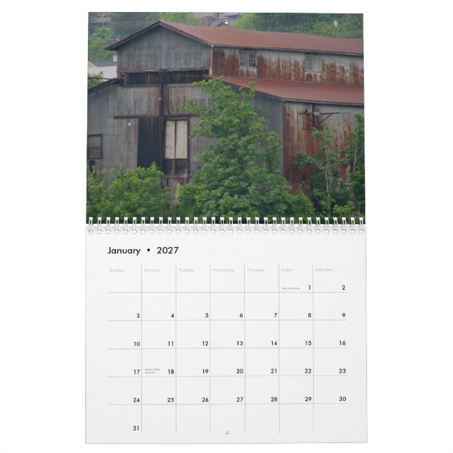 Calendrier Mural Art découvert et autres choses étranges (Jan 2027)