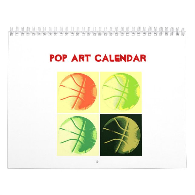 Calendrier Mural Art pop (Protection)