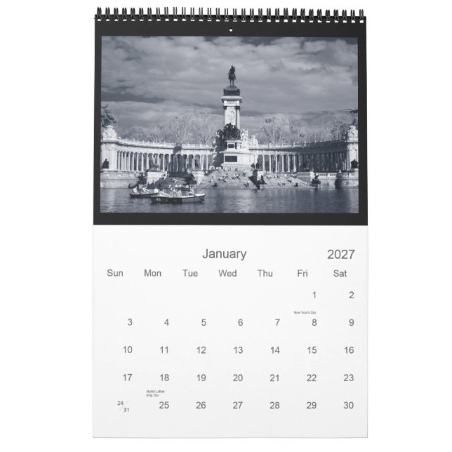 Calendrier Mural … au monde de la lumière invisible (Jan 2027)
