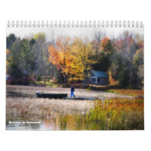 Calendrier Mural Automne au Vermont