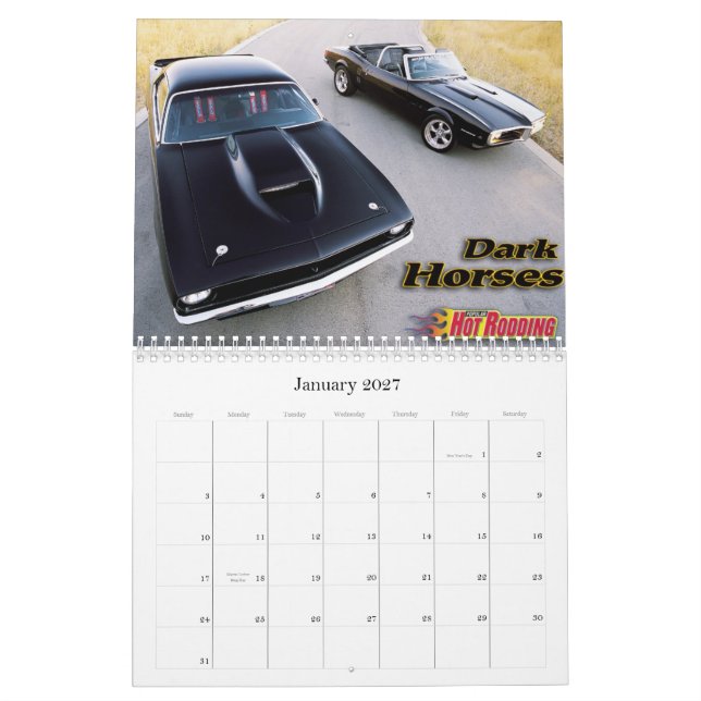 Calendrier Mural Automobile (Jan 2027)