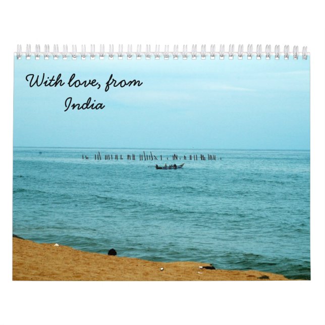 Calendrier Mural Avec amour d'Inde (Protection)