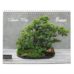 Calendrier mural avec Bonsai