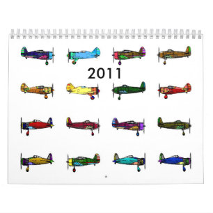 Calendrier Mural avions, 2011