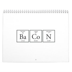 Calendrier Mural Bacon