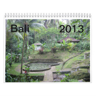 Calendrier Mural Bali 2013