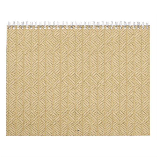 Calendrier Mural Bambou traditionnel (Protection)