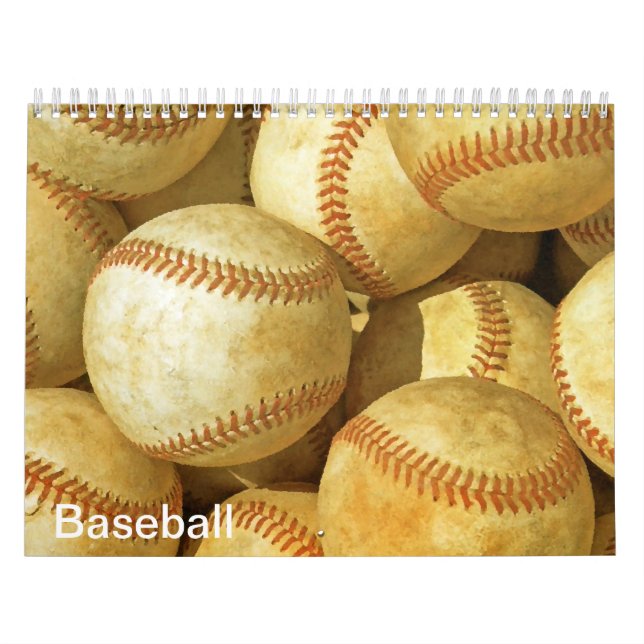 Calendrier Mural Baseball (Protection)