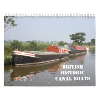 Calendrier Mural Bateaux de canal britanniques historiques 2016