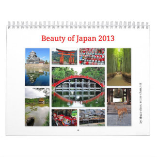 Calendrier Mural Beauté du Japon 2013