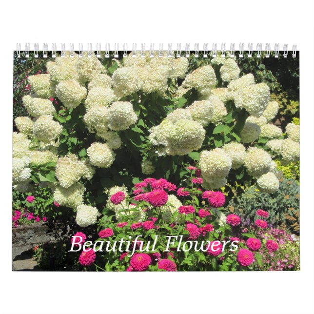 Calendrier Mural Belles Fleurs (Protection)