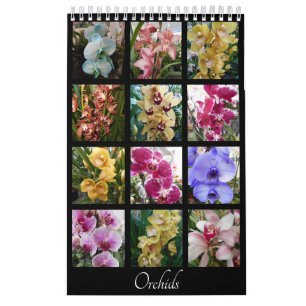 Calendrier Mural Belles Orchidées