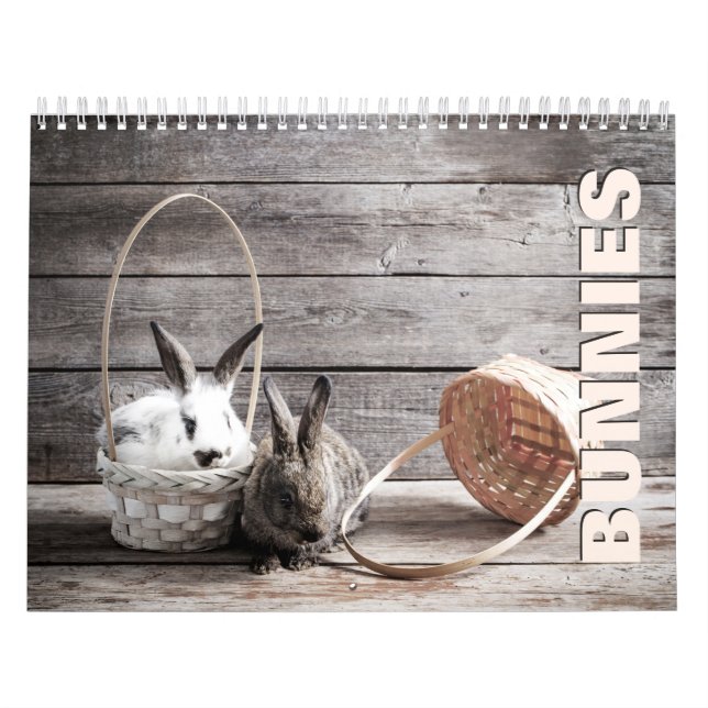 Calendrier mural Bunnies (Protection)