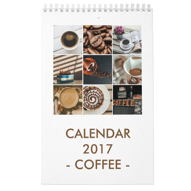 Calendrier Mural Café (Protection)