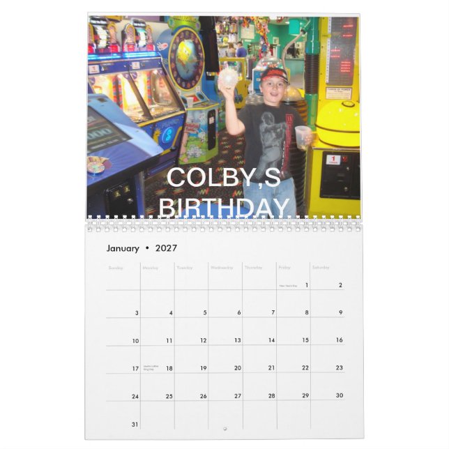 Calendrier Mural calandres (Jan 2027)