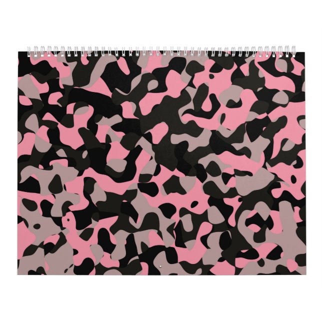 Calendrier Mural Camouflage rose (Protection)