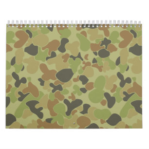 Calendrier Mural Camouflage vert Auscam