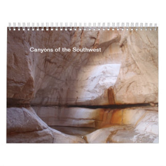 Calendrier Mural Canyons du sud-ouest