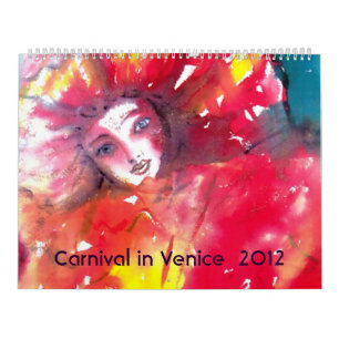 Calendrier Mural Carnaval à Venise 2012 / Danse, Musique, Théâtre