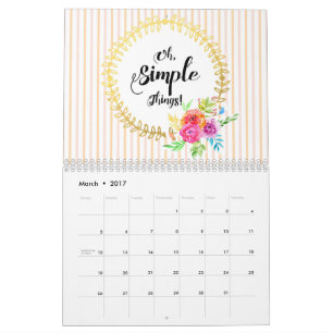 Calendrier Mural C'Est Simple !