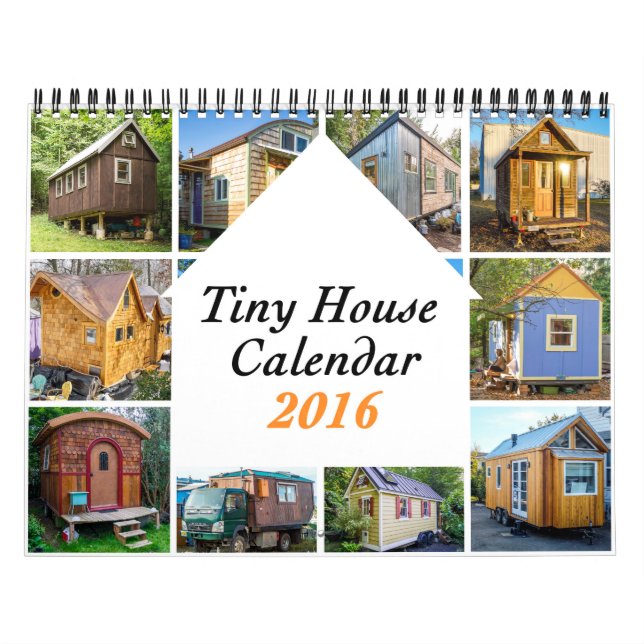 Calendrier Mural Chambres minuscules 2016 ($30) charités (Protection)