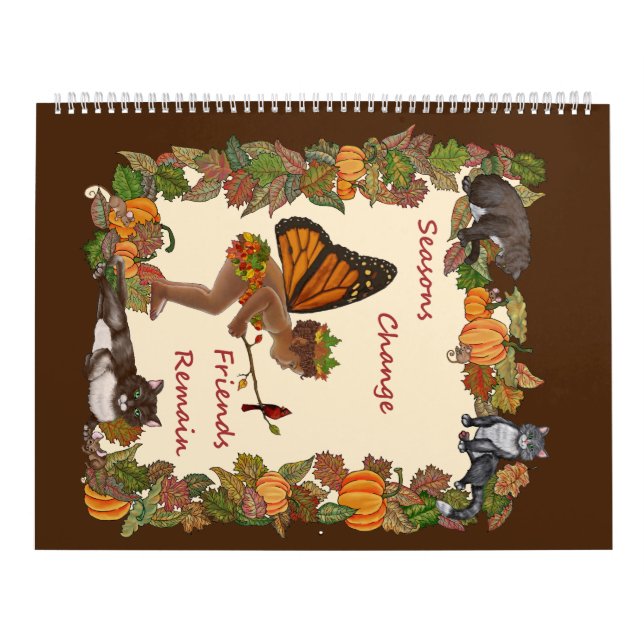 Calendrier Mural Changement de saisons (Protection)