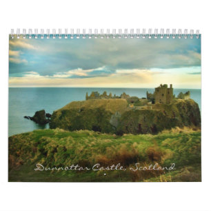 Calendrier Mural Château de Dunnottar, Ecosse