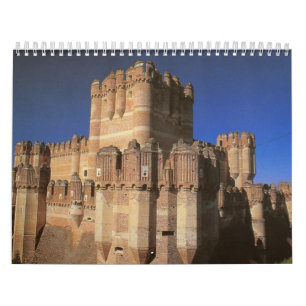 Calendrier Mural Château en à l'Europe et au Japon