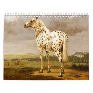 Calendrier Mural Chevaux de Calendrier-Cru
