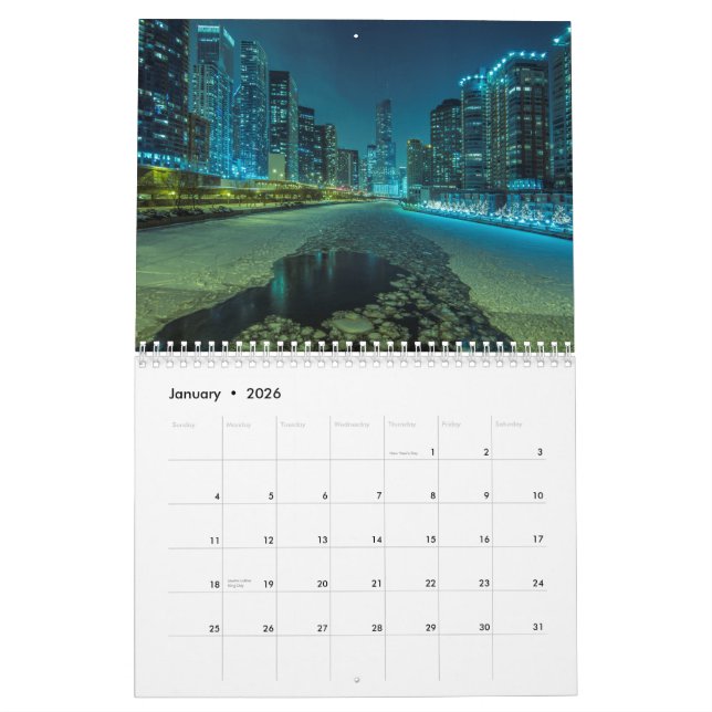 Calendrier Mural Chicago 2015 (Jan 2026)