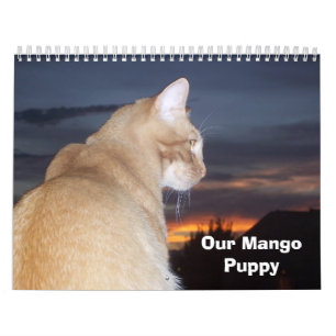 Calendrier Mural Chiot de mangue