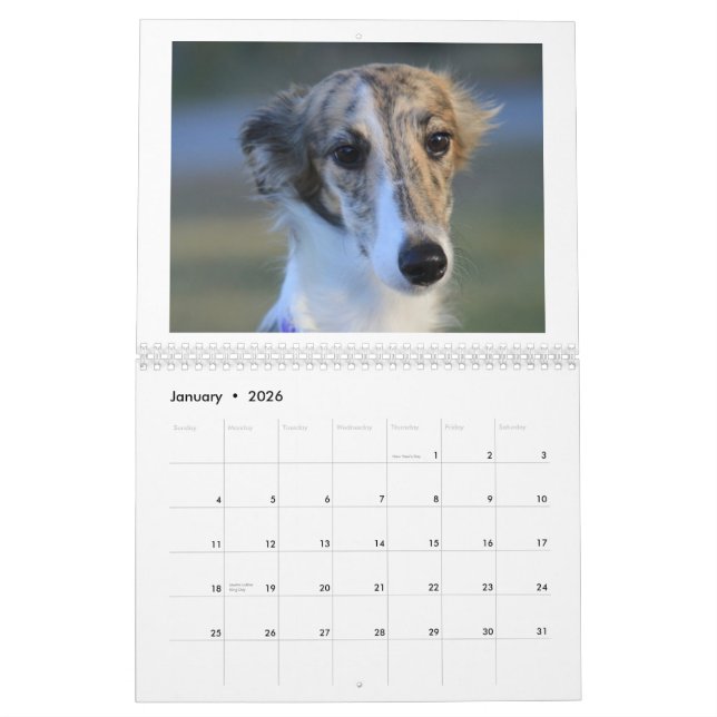 Calendrier Mural Chiots de soie 2013 de Windhound (Jan 2026)