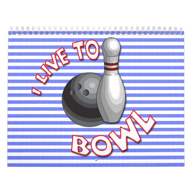 Calendrier Mural Choisissez le bowling de date de début (Protection)
