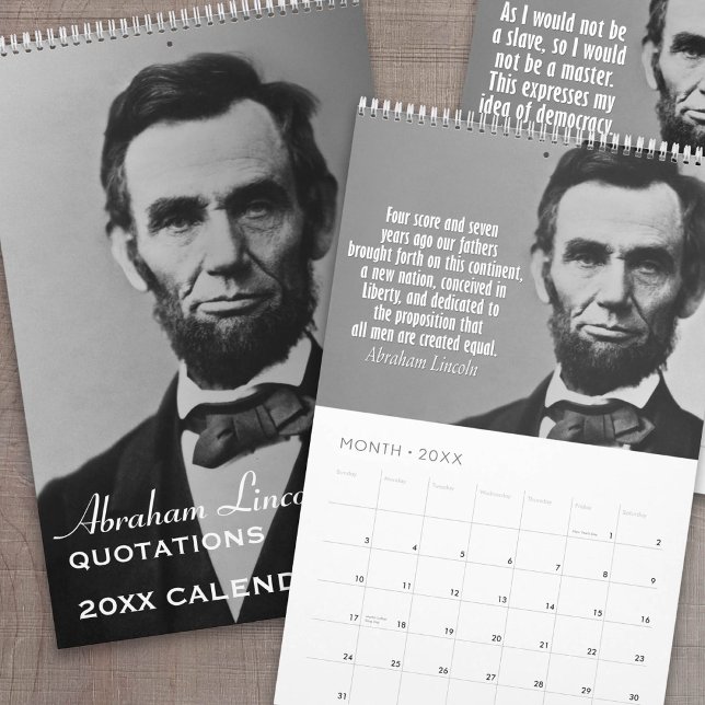Calendrier Mural Citations d'Abe Lincoln (Quote Calendar)