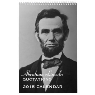 Calendrier Mural Citations de Abe Lincoln 2015