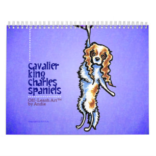 Calendrier Mural CKCS King Charles Spaniels Off-Leash Art™ Vol 1